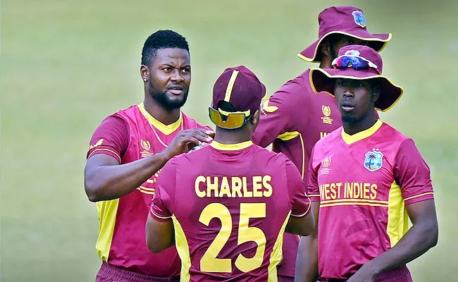 West Indies Beat Oman Team-By-7-Wickets Super Six Match-CWC 2023 - Sakshi