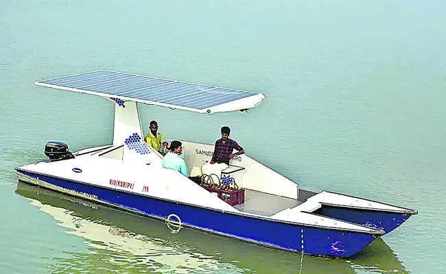 Fishing with solar boats - Sakshi