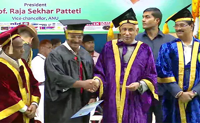 AP Governor Abdul Nazir at Nagarjuna University Ceremony - Sakshi
