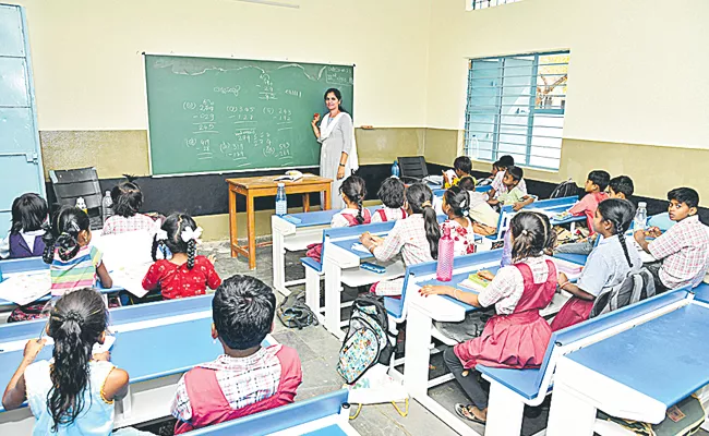 Legal dispute over teachers promotions and transfers - Sakshi
