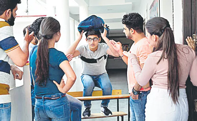 Ragging at Gandhi Medical College - Sakshi
