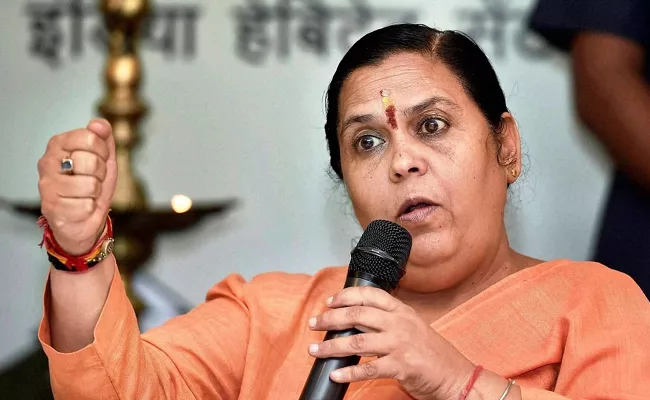 BJP Uma Bharti Disappointed As There Is No OBC Quota In Women Bill  - Sakshi