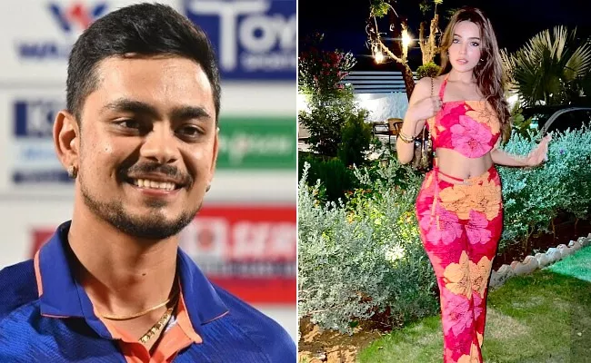 Ishan Kishan rumoured girlfriend Aditi Hundia Praises Him dream innings - Sakshi