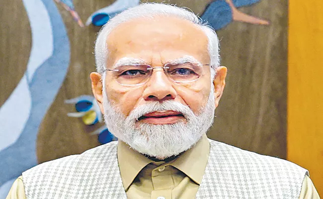 GDP-centric view changing to human-centric one says PM Narendra Modi - Sakshi