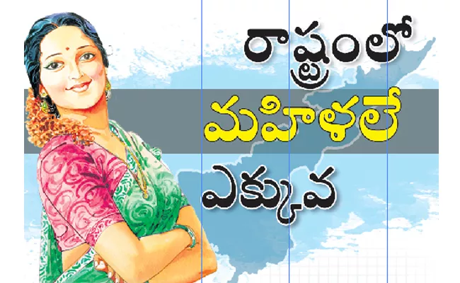 Andhra Pradesh ranks sixth among the states with the highest number of women in the country - Sakshi