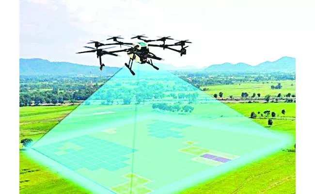 Drone Mapping Survey in Andhra Pradesh - Sakshi