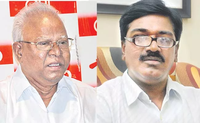 Representation of Khammam Assembly segment by father and son twice - Sakshi