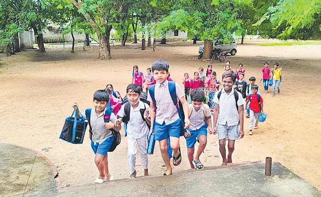 Schools are back from today - Sakshi