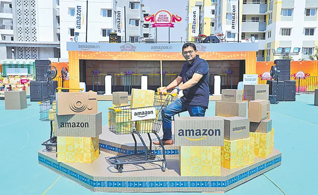 Amazon Great Indian Festival Sale sees biggest opening ever in 48 hours - Sakshi