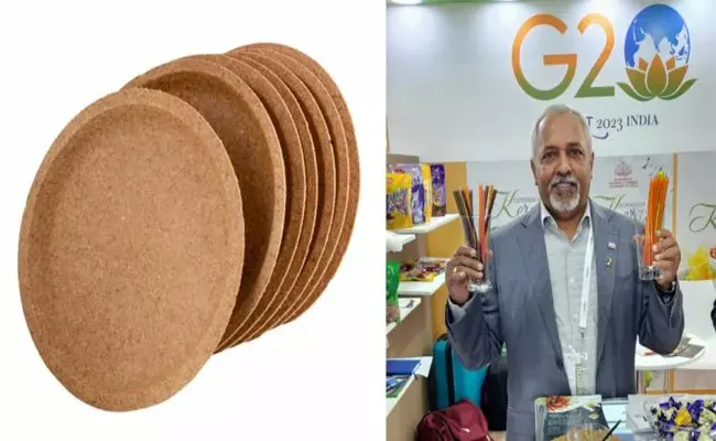 The Worlds Only Edible Biodegradable Plates Made From Wheat Bran - Sakshi