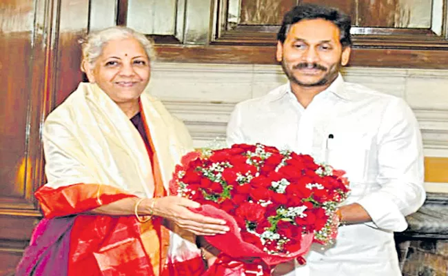 CM YS Jagan appeal to Nirmala Sitharaman On Polavaram - Sakshi