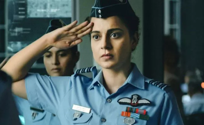 Kangana Ranaut As Air Force Pilot Is On A Mission To Safeguard India  - Sakshi