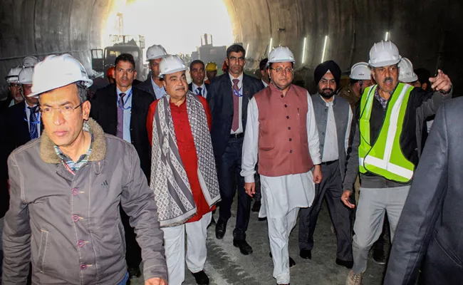 Uttarakhand Tunnel Collapse: Suspension of drilling in Uttarakhand tunnel - Sakshi