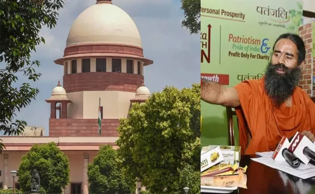Misleading Advertisements Supreme Court warningTo Patanjali Ayurved - Sakshi