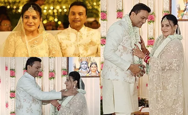 Pooja Gandhi Married Businessman Vijay Ghorpade - Sakshi