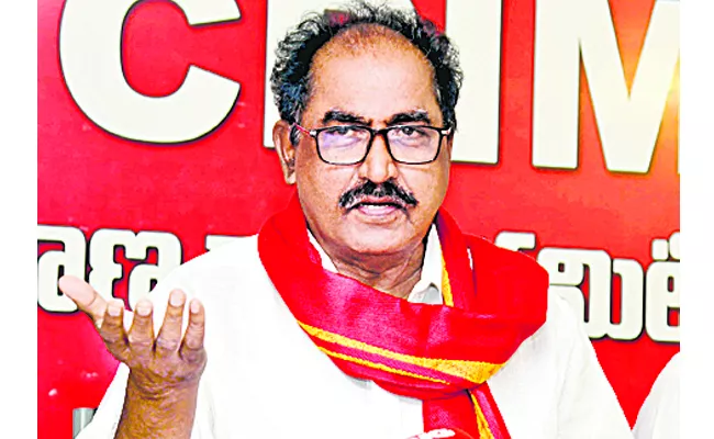 tammineni veerabhadra released the first list of cpm assembly candidates - Sakshi