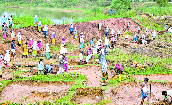 Andhra Pradesh government declares 102 mandals drought affected - Sakshi