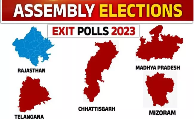 Five States Assembly Elections 2023: Exit polls results to be declared - Sakshi