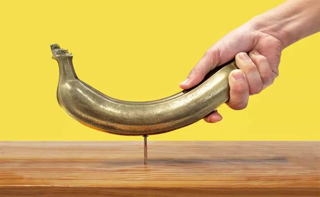 Banana Hammer Made From A Real Banana In Japan - Sakshi