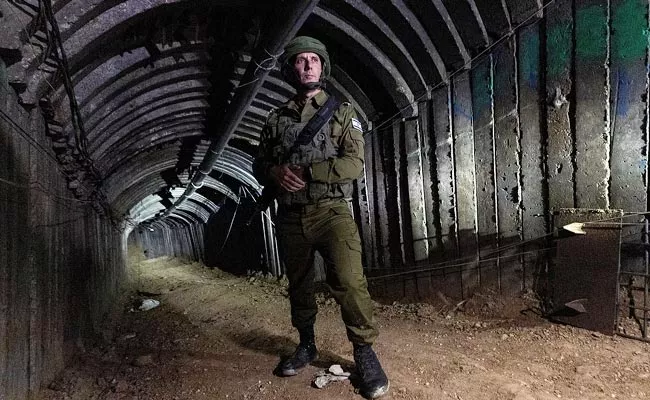 IDF Release Video Of Biggest Hamas Tunnel  - Sakshi