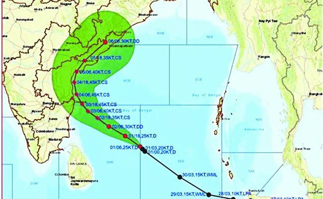 Cyclone likely to bring rain to South Coastal Andhra Pradesh - Sakshi