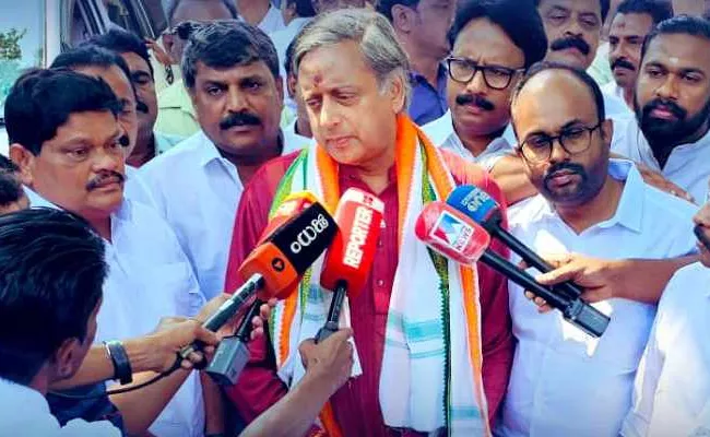 Shashi Tharoor Attacks BJP over Ayodhya Event Temple Not Government Business - Sakshi