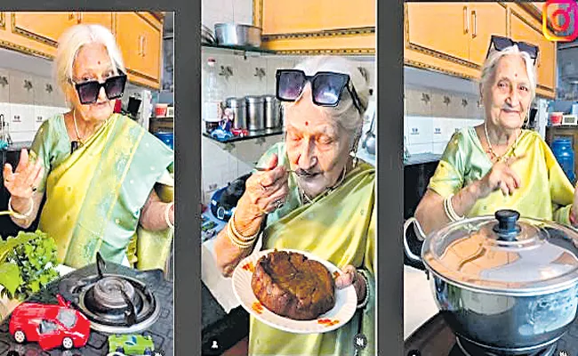 85 Year Old grandmother Is Winning Internet With Her Cool Cooking Lessons - Sakshi