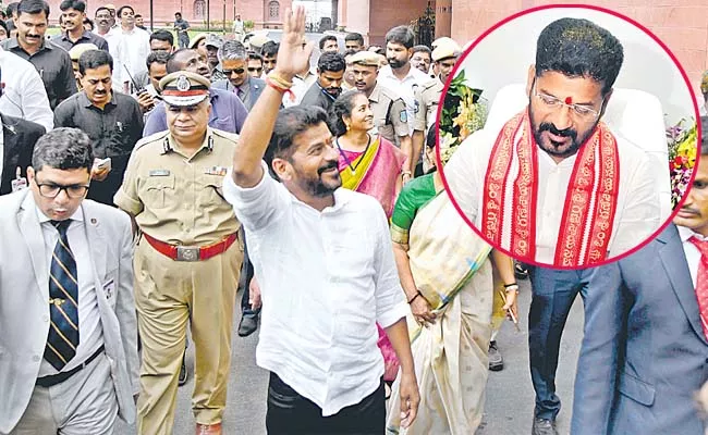 Revanth in the CM chair - Sakshi