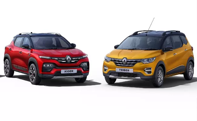 Renault Kwid Triber Kiger Updated With New Features And Variants - Sakshi