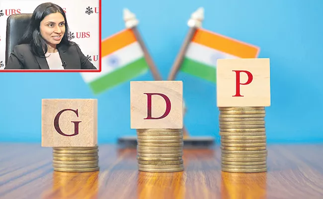 Indian economy likely to grow at 6. 2percent next fiscal says UBS India chief economist Tanvee Gupta Jain - Sakshi