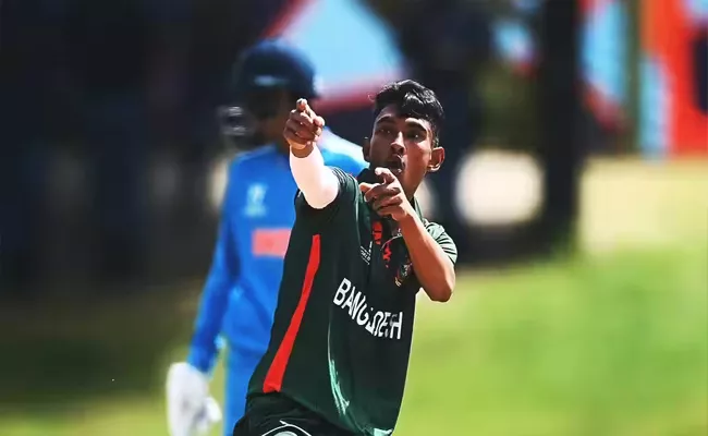 Bangladesh Star Reprimanded For Abusive Language Against India In U19 World Cup 2024 - Sakshi