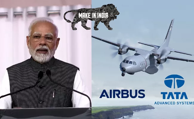 Airbus Signs Helicopter Deal With Tata Amid Emmanuel Macron's India Visit - Sakshi