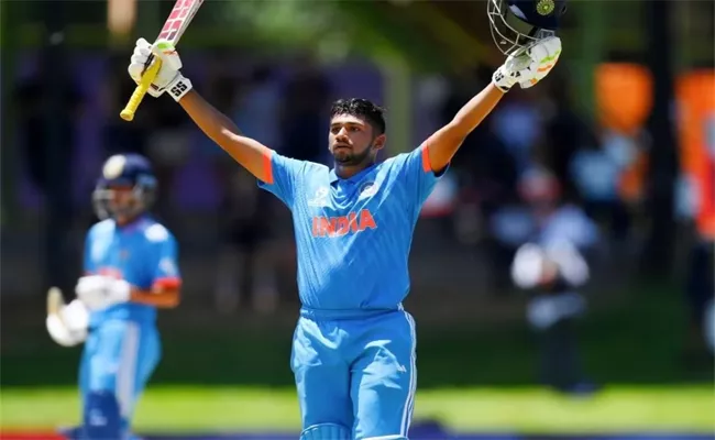 Musheer Khan Became The 2nd Indian After Shikhar Dhawan To Score 2 Hundreds In An U19 World Cup - Sakshi
