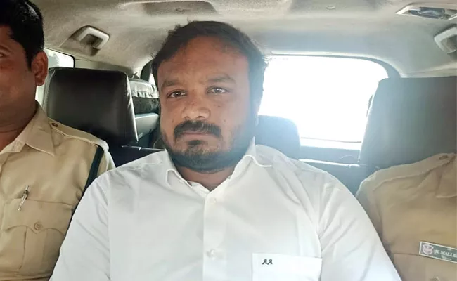 BRS Leader Arrested  By  Police In A Cheating Case - Sakshi