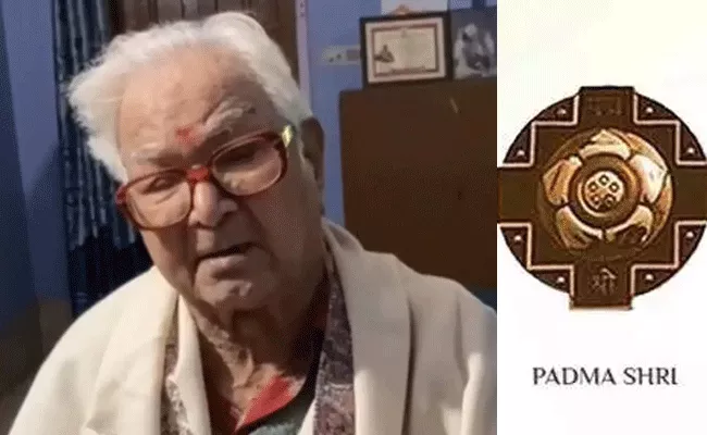 Padma Shri Dhrupad Acharya Pandit Laxman Bhatt Tailang Passed Away - Sakshi