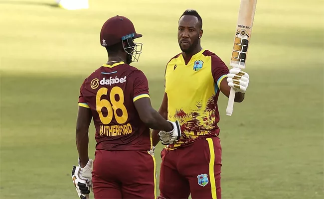 AUS VS WI 3rd T20: Russell And Rutherford Set A New Record In T20I Cricket History - Sakshi