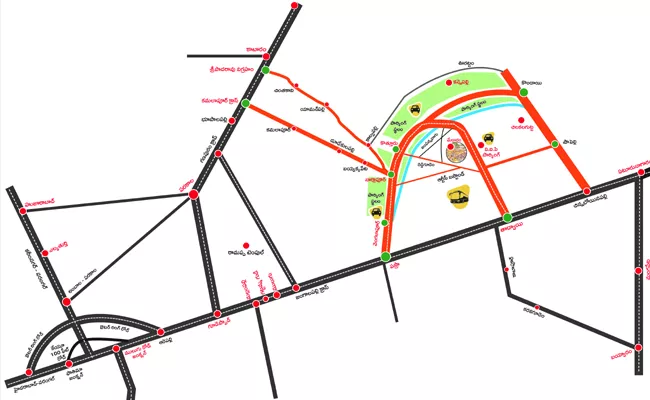 Hyderabad to Medaram jatara route map details - Sakshi