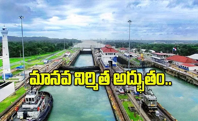 How Ships Cross The Panama Canal Video - Sakshi