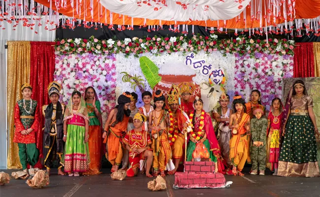 People of Godavari district celebrated Sankranti in The UK in A Grand manner - Sakshi
