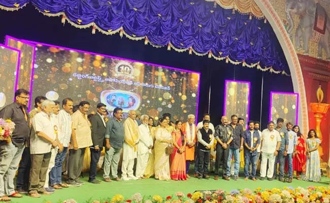 Hyderabad: Dubbing Artists Celebrations In Sri Sathyasai Nigamagamam - Sakshi