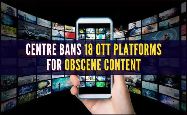 Govt blocks 18 OTT platforms, 19 sites, 57 social media accounts - Sakshi