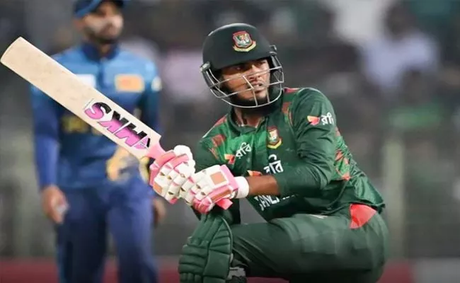 Rishad Hossain Brutal Hitting Helped Bangladesh Finish The Game Early, Securing A Series Win Against Sri Lanka - Sakshi