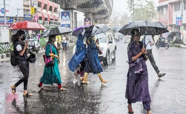 Rain Forecast To AP Kosta Districts For Two Days - Sakshi