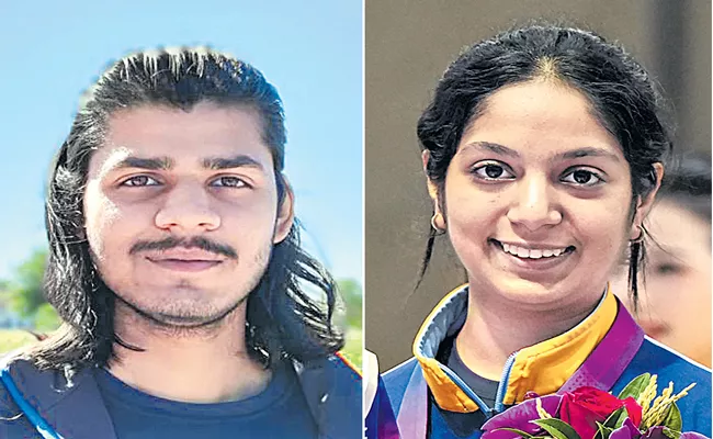 Divyansh Panwar and Ramita Jindal new world records in Air Rifle - Sakshi