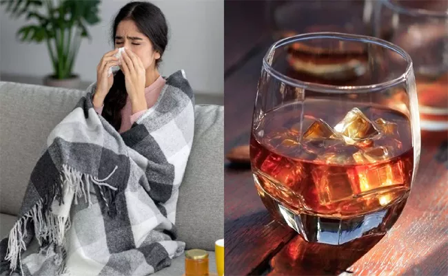 Is drinking brandy and rum Good For Cold And Flu - Sakshi