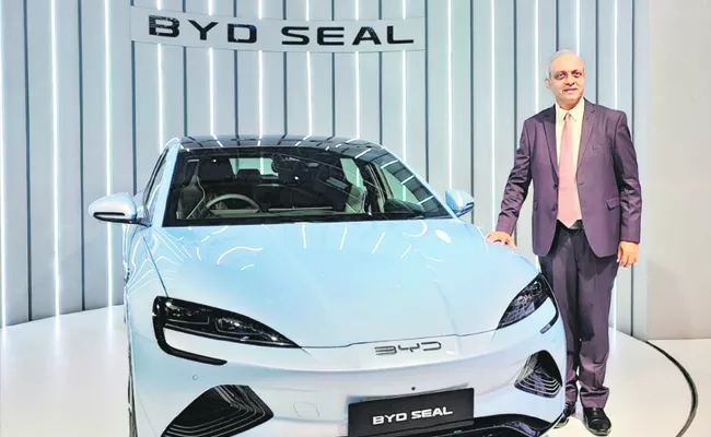 BYD Seal launched in India at Rs 41 lakh - Sakshi