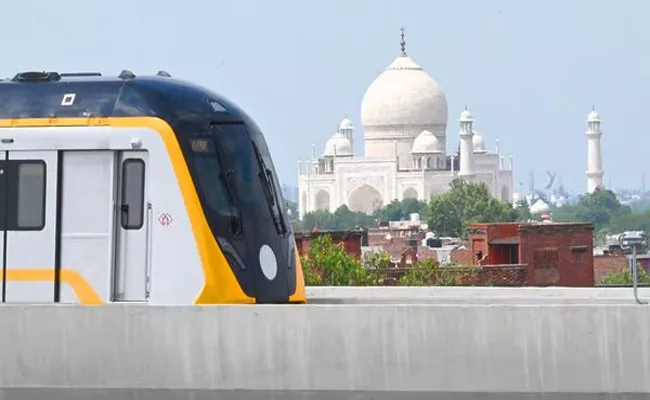 Agra Metro Route Time and Fare - Sakshi