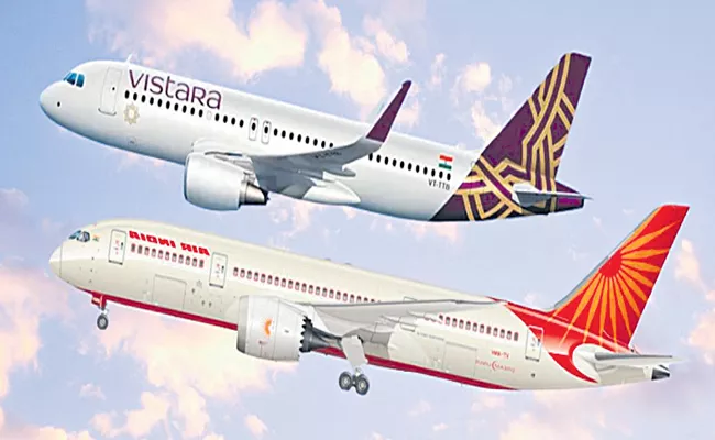 Air India-Vistara merger prosses speed up - Sakshi