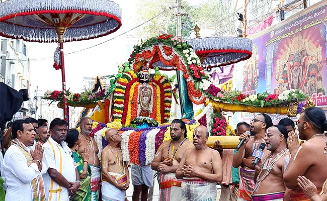 Ugadi celebrations at temple in Andhra Pradesh - Sakshi