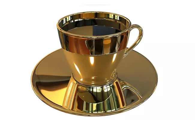 Gold Teacup Worth 65000 Dollar Stolen From Japan Department Store - Sakshi